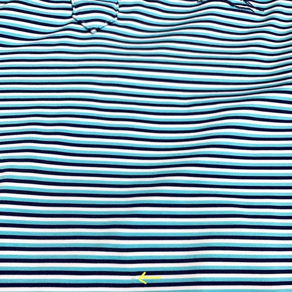 STITCH XL Golf Polo Stripe Breathable Moisture Wicking Antimicrobial - Picture 9 of 11